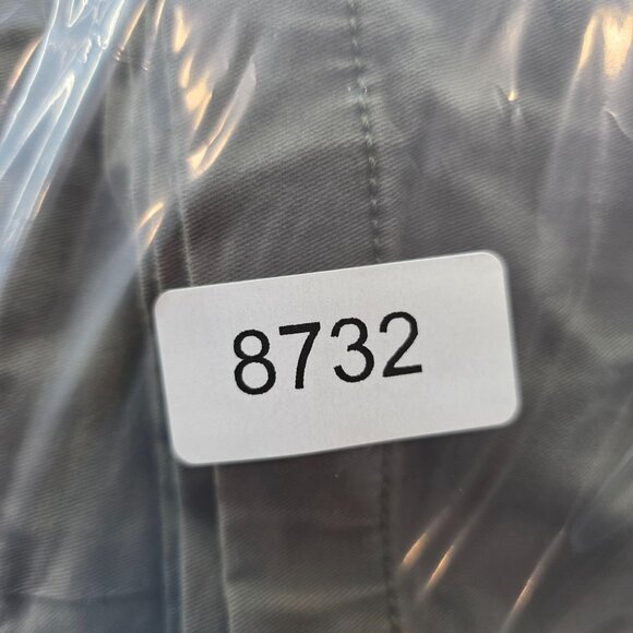 Mens Memeber's Mark Green Twill Shorts Flat Front 8" Inseam Cotton Stretch 36 - Picture 10 of 10